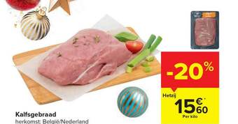 Carrefour Kalfsgebraad aanbieding