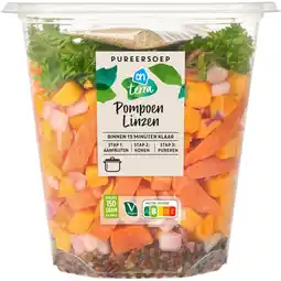 Albert Heijn AH Pureersoep pompoen linzen aanbieding