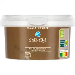 Albert Heijn AH Maaltijdsoep sate stijl aanbieding