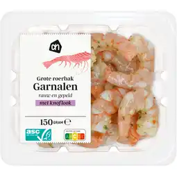 Albert Heijn AH Grote roerbak garnalen knoflook aanbieding