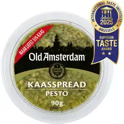 Albert Heijn Old Amsterdam Kaasspread pesto aanbieding