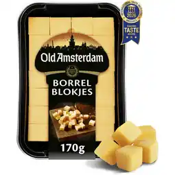 Albert Heijn Old Amsterdam Borrelblokjes voorgesneden aanbieding