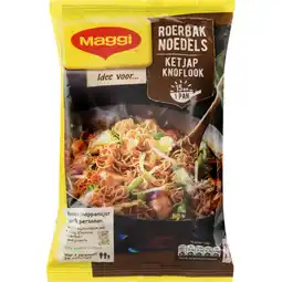 Albert Heijn Maggi Stir-fry noodles soy garlic aanbieding