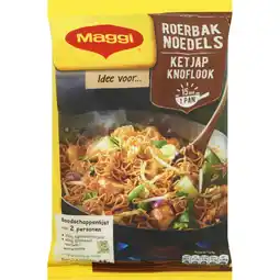 Albert Heijn Maggi Stir-fry noodles soy garlic aanbieding