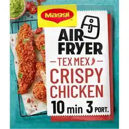 Albert Heijn Maggi Airfryer tex mex crispy chicken aanbieding