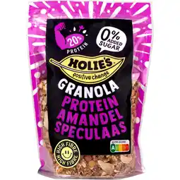 Albert Heijn Holie's Granola protein amandel speculaas aanbieding