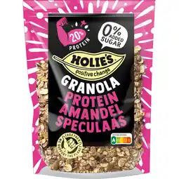 Albert Heijn Holie's Granola protein amandel speculaas aanbieding