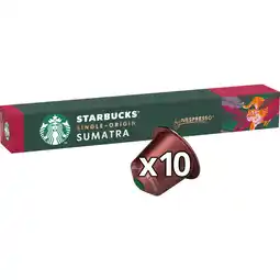 Albert Heijn Starbucks Nespresso Sumatra capsules aanbieding