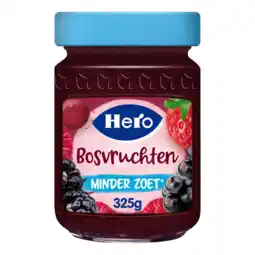 Albert Heijn Hero Jam minder zoet bosvruchten aanbieding