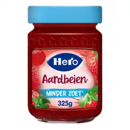 Albert Heijn Hero Jam minder zoet aardbeien aanbieding