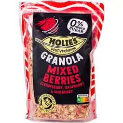 Albert Heijn Holie's Granola mixed berries aanbieding