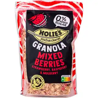 Albert Heijn Holie's Granola mixed berries aanbieding