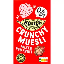 Albert Heijn Holie's Crunchy muesli red fruit aanbieding