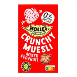 Albert Heijn Holie's Crunchy muesli red fruit aanbieding