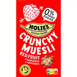 Albert Heijn Holie's Crunchy muesli red fruit aanbieding