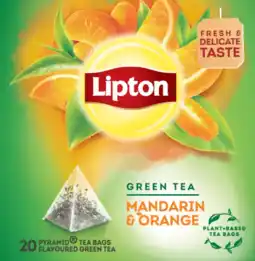 Albert Heijn Lipton Green tea mandarin & orange aanbieding