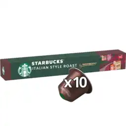 Albert Heijn Starbucks Nespresso Italian style roast capsules aanbieding
