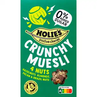 Albert Heijn Holie's Crunchy muesli 4 nuts aanbieding