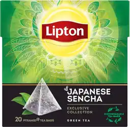 Albert Heijn Lipton Japanese sencha green tea aanbieding