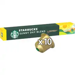 Albert Heijn Starbucks Nespresso sunny day blend capsules aanbieding