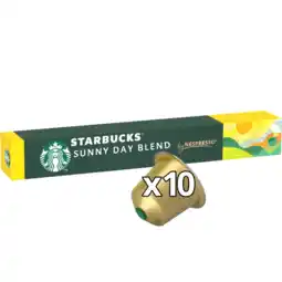 Albert Heijn Starbucks Nespresso sunny day blend capsules aanbieding