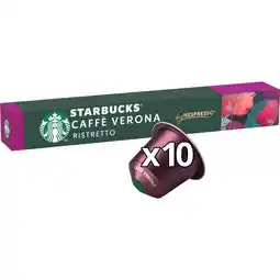 Albert Heijn Starbucks Nespresso caffe Verona capsules aanbieding