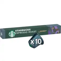 Albert Heijn Starbucks Nespresso espresso roast capsules aanbieding