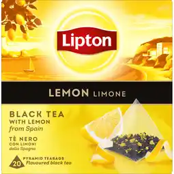 Albert Heijn Lipton Lemon black tea aanbieding