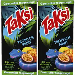 Albert Heijn Taksi Tropisch fruit geen suiker toegevoegd 10 aanbieding