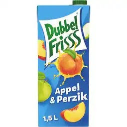 Albert Heijn DubbelFrisss Appel & perzik aanbieding