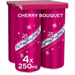 Albert Heijn Fernandes Cherry bouquet 4-pack aanbieding