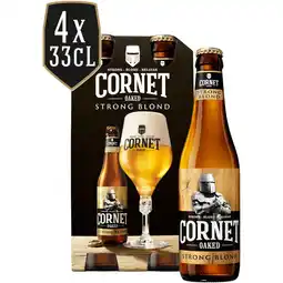 Albert Heijn Cornet Oaked strong blond 4-pack aanbieding