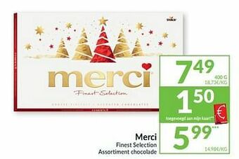 Intermarché Merci finest selection assortiment chocolade aanbieding
