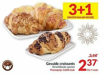 Gevulde croissants