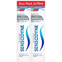 Albert Heijn Sensodyne Gentle whitening tandpasta 2-pack aanbieding