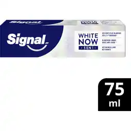 Albert Heijn Signal White now gold tandpasta aanbieding