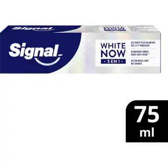 Albert Heijn Signal White now gold tandpasta aanbieding