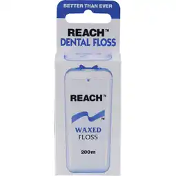 Albert Heijn Johnson & Johnson Reach waxed Floss 200m aanbieding