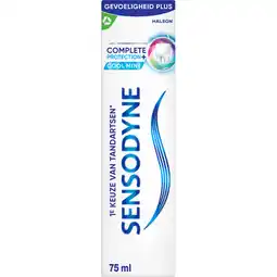 Albert Heijn Sensodyne Complete protection cool mint tandpasta aanbieding