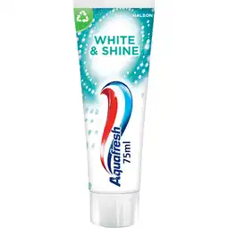 Albert Heijn Aquafresh White & shine tandpasta aanbieding