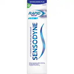 Albert Heijn Sensodyne Rapid relief dagelijkse tandpasta aanbieding