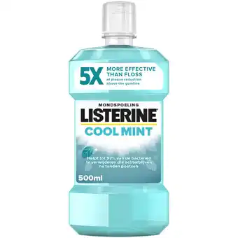 Albert Heijn Listerine Mondspoeling cool mint aanbieding
