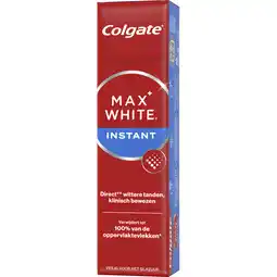 Albert Heijn Colgate Tandpasta max white instan aanbieding