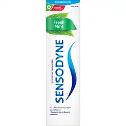 Albert Heijn Sensodyne Fresh mint tandpasta aanbieding