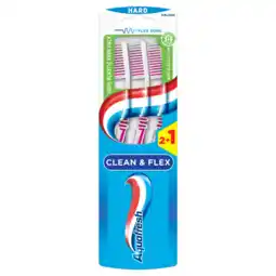 Albert Heijn Aquafresh Clean & flex hard tandenborstel aanbieding