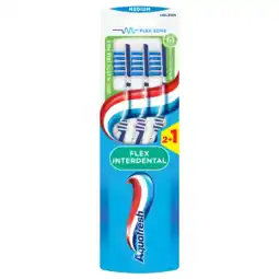 Albert Heijn Aquafresh Flex interdental medium tandenborstel aanbieding
