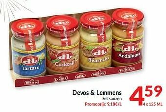 Intermarché Devos + lemmens set sauzen aanbieding