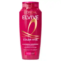 Albert Heijn L'Oréal Paris Elvive Color-vive shampoo aanbieding