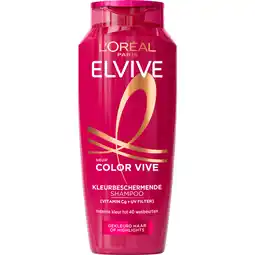 Albert Heijn L'Oréal Paris Elvive Color-vive shampoo aanbieding