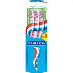 Albert Heijn Aquafresh Clean & flex medium tandenborstel aanbieding